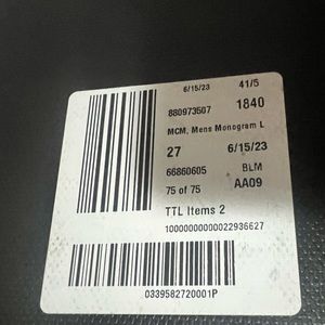 Authentic Mcm men slides brand new